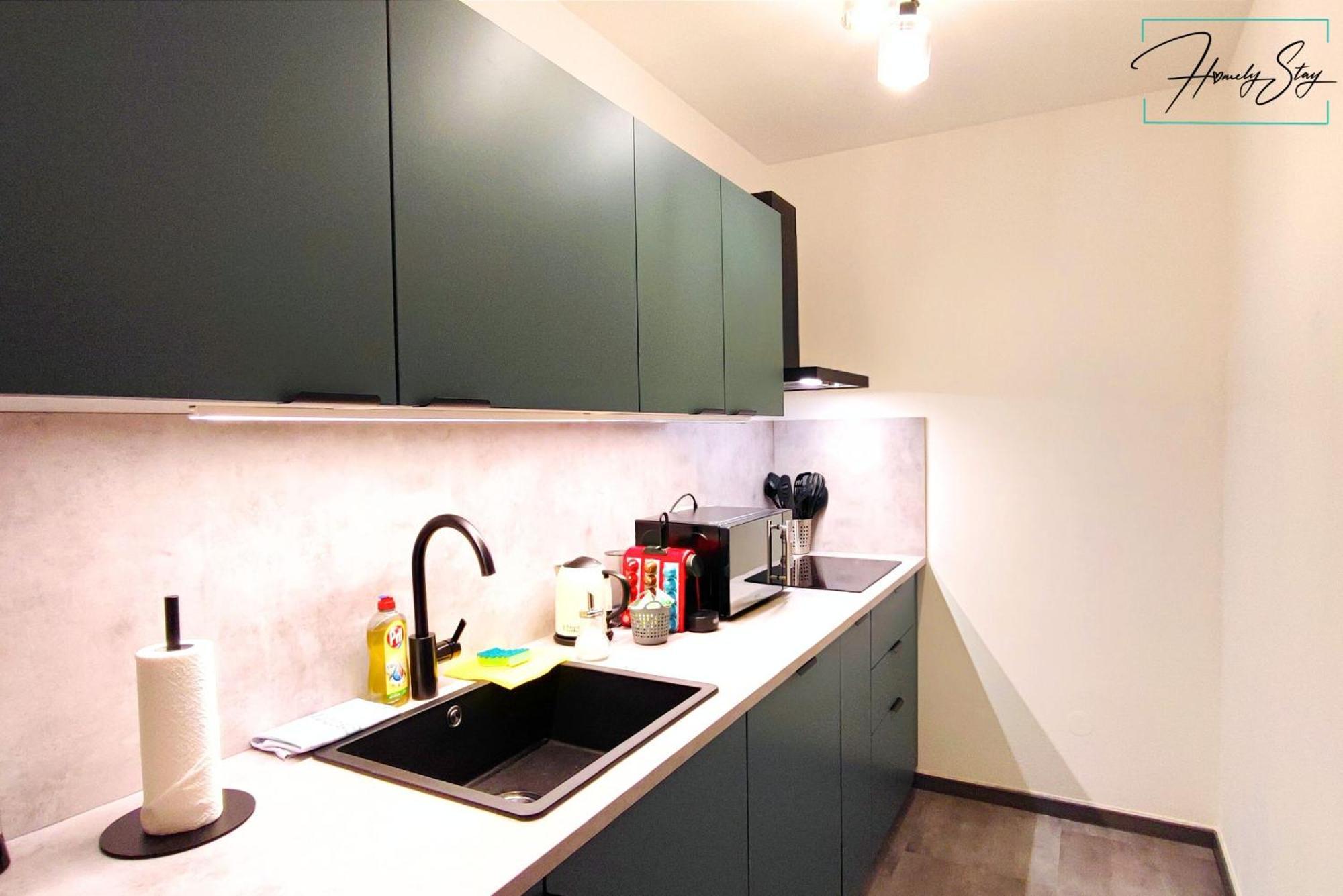 Homely Stay Serenity Greens - Stylisch Studio-Apartment With Kitchen - 10 Min To Central Station, Pet Friendly München Eksteriør billede